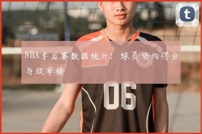 NBA季后赛数据统计:球员场均得分与效率榜